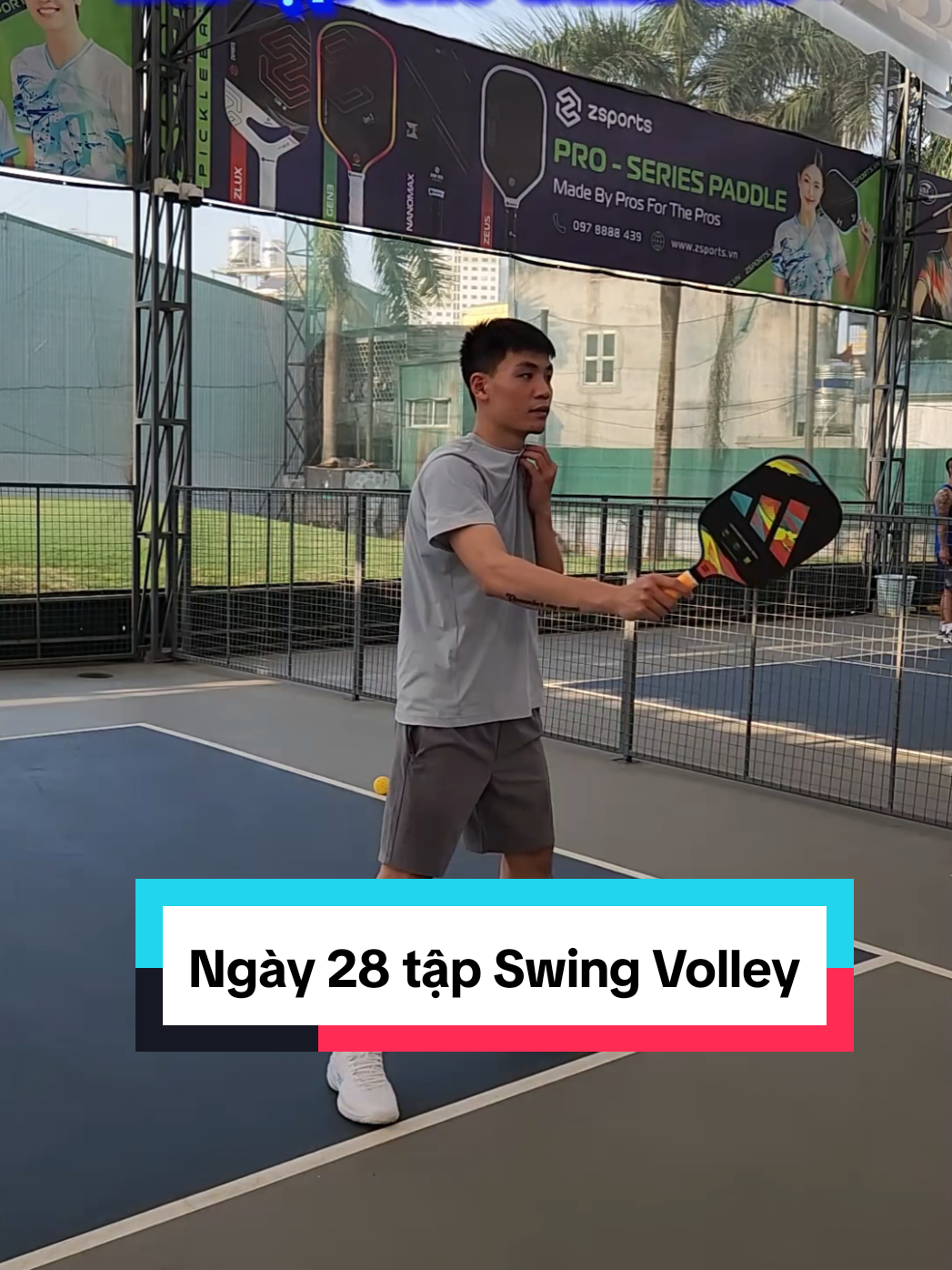 Hành trình 60 ngày đạt trình 3.0 Bài tập Swing Volley #pickleball  #xuhuong  #trending  #paddletek 