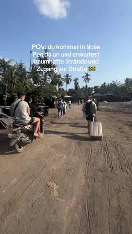 Realtalk hab es nicht erwartet so lange zu laufen 😅 #travel #fail #unexpected #nusapenida #arrival 