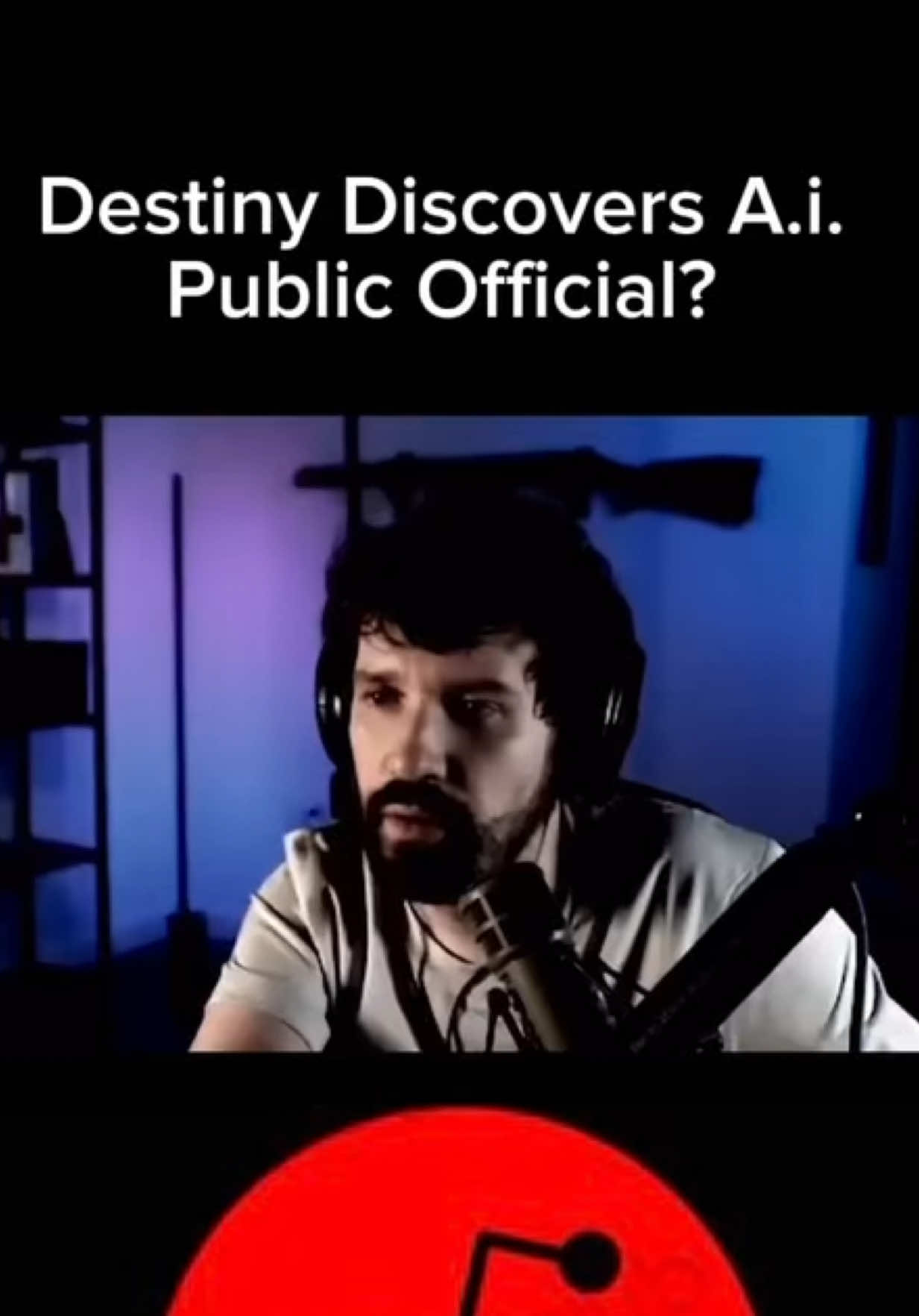 Destiny Discovers A.i. Public official… is this real? #ai #scary #destinyclips 