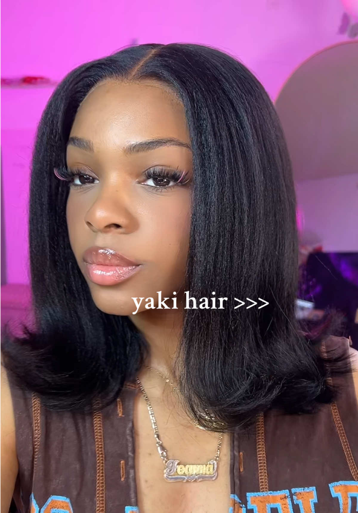 this texture🫶🏽 @nadula hair #wiginstall #90shairstyle #wiginfluencer #wigtok #yakistraight #yakihair #yakistraightwig 