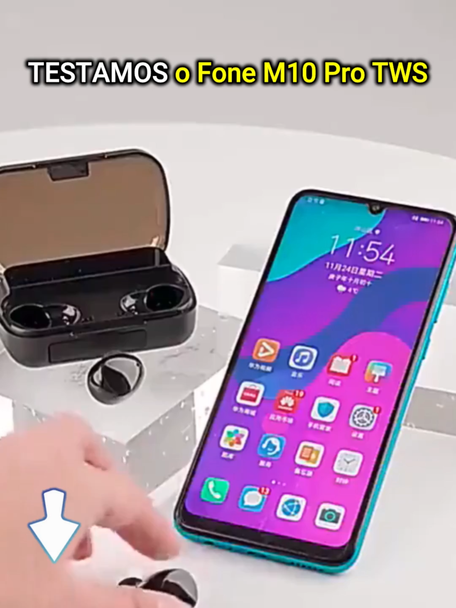 Fone de Ouvido mais top para Celular Bluetooth M10 Pro TSW #TikTokShop
