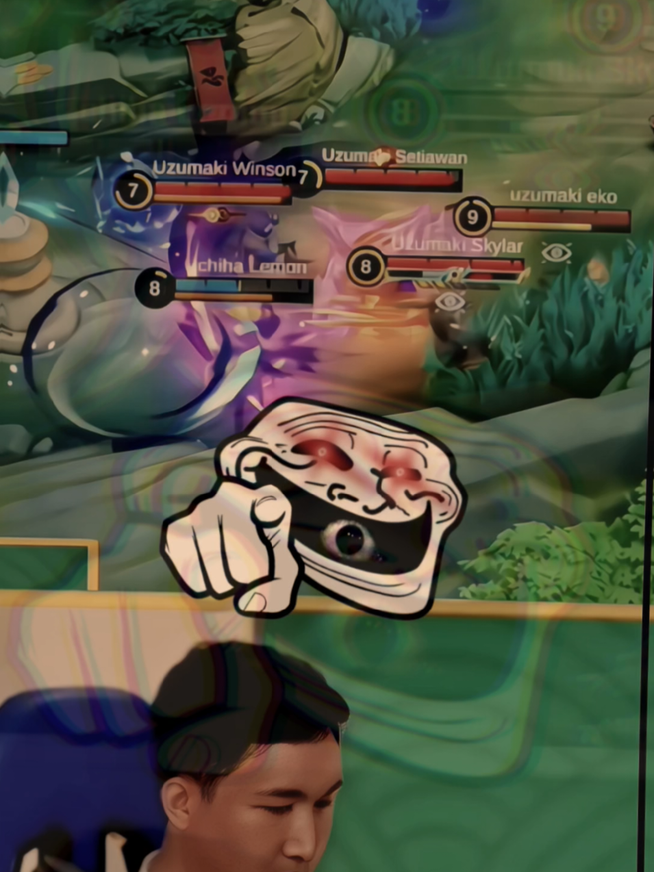 moment lemont 1 vs 5 di event MLBB X NARUTO #MLBBxNARUTO #MLBB #MobileLegendsBangBang #fyp #lemon #viral #rrq 