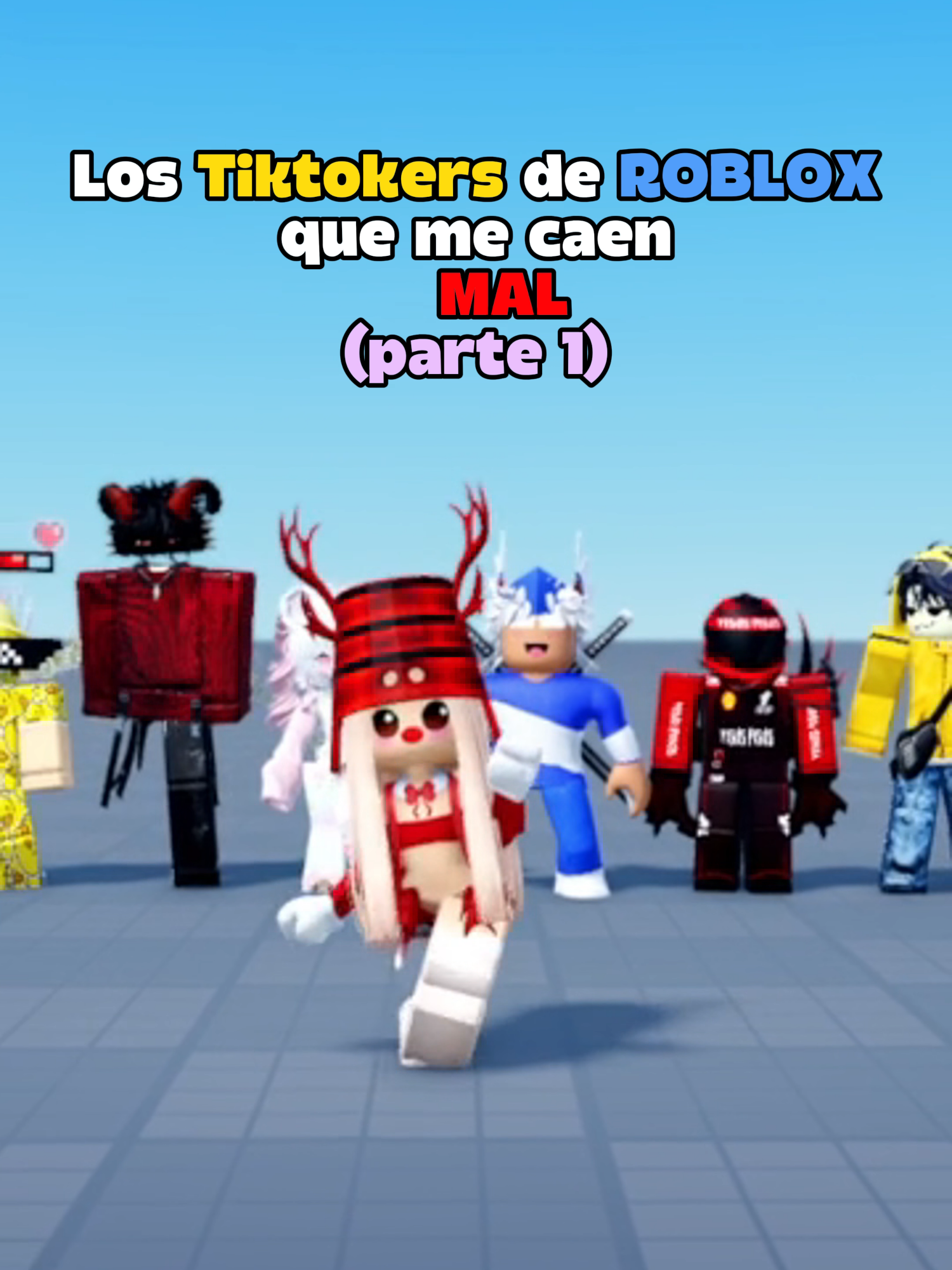 Estos tiktokers me caen MAL 😰 . . Tkrs: @mitsuya_roblox @lovyrial @holysinfiltro @pato_taquito @zypsv1 @yisuspisus_  . . #tiktokk #Deivis #Eli #itsyou #fyp #compartelo #dale❤️ #comenta #saldelflop😿 #colaboración #humor #youtubers #dalike♥️ #mecaenmal #robloxfyp