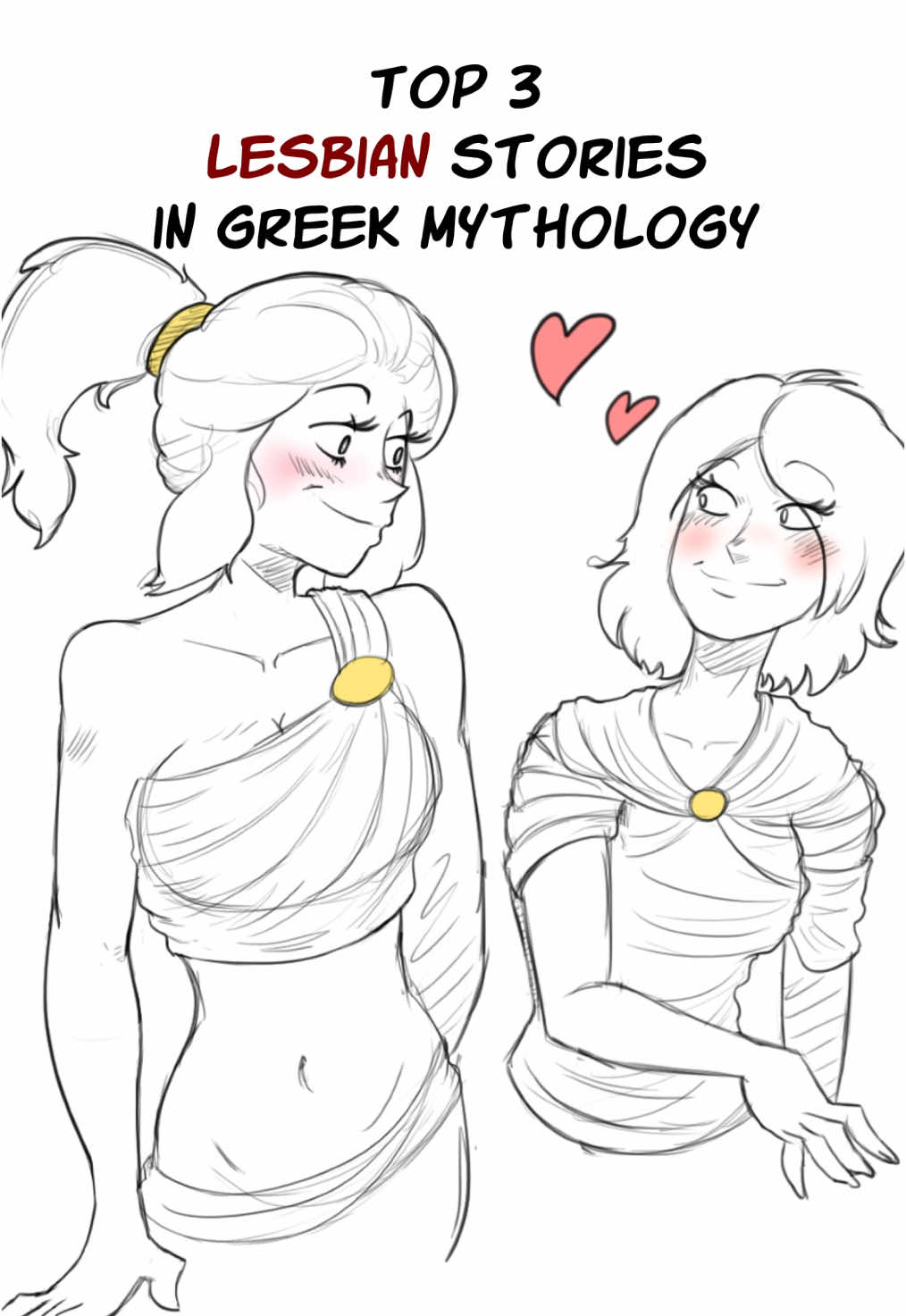 Top 3 lesbian couples in Greek Mythology ! Patre0n link in my profile bio ! ❣️ #greekmythology #Love #couple #lesbian 