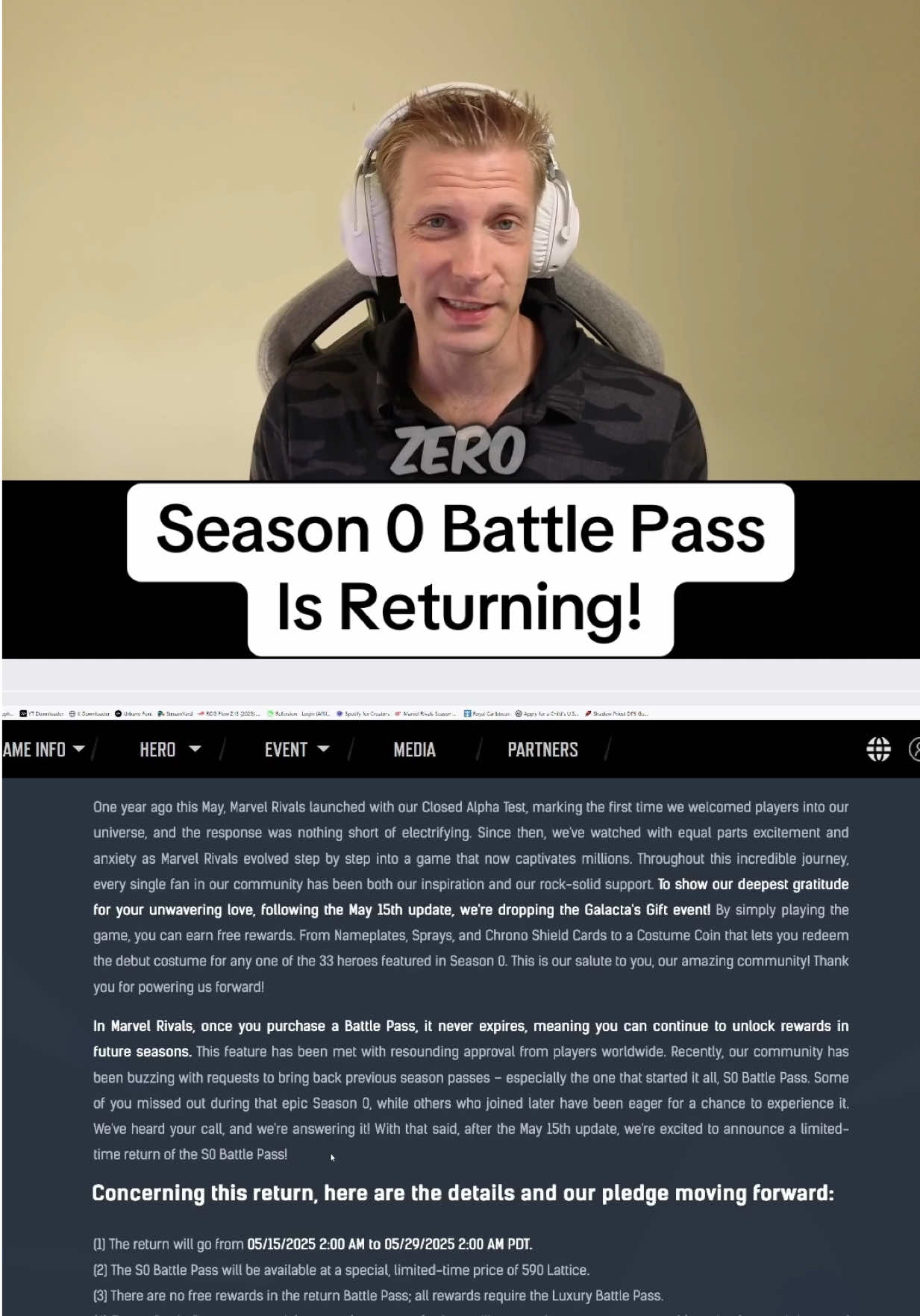 Twitch- Framebanger_ Is this a W or L for Marvel Rivals battle passes? #marvelrivals