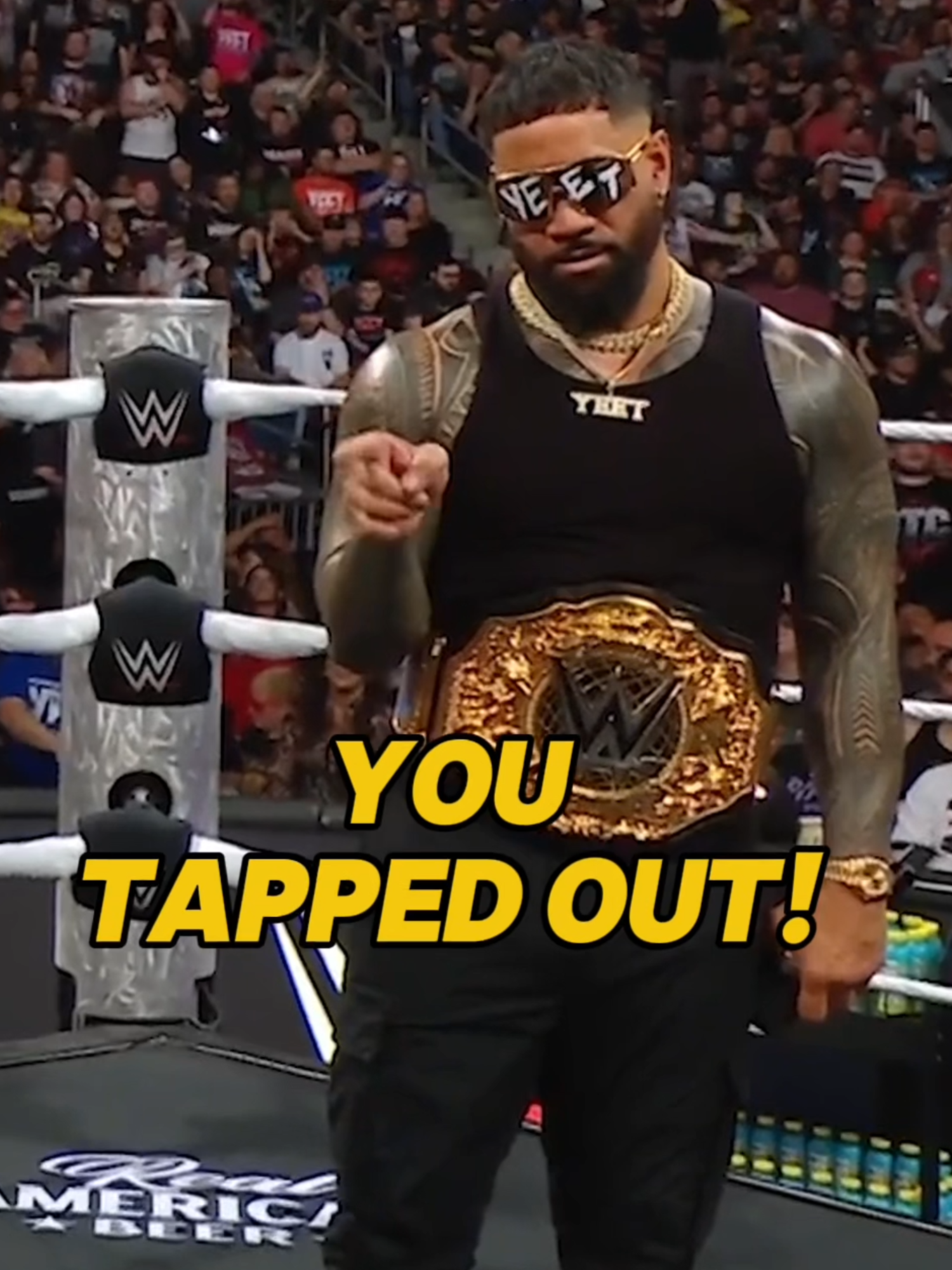 YOU 👏 TAPPED 👏 OUT 👏 #WWE #Gunther #JeyUso