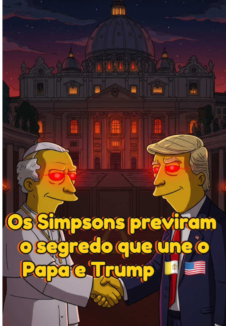 Os Simpsons previram o segredo que une o Papa e Trump 🇻🇦🇺🇸 #simpsons #simpsonsclips #simpsonspredictions #previsao #previsaofuturo #papa #vaticano #conclave #segredo #estadosunidos🇺🇸 