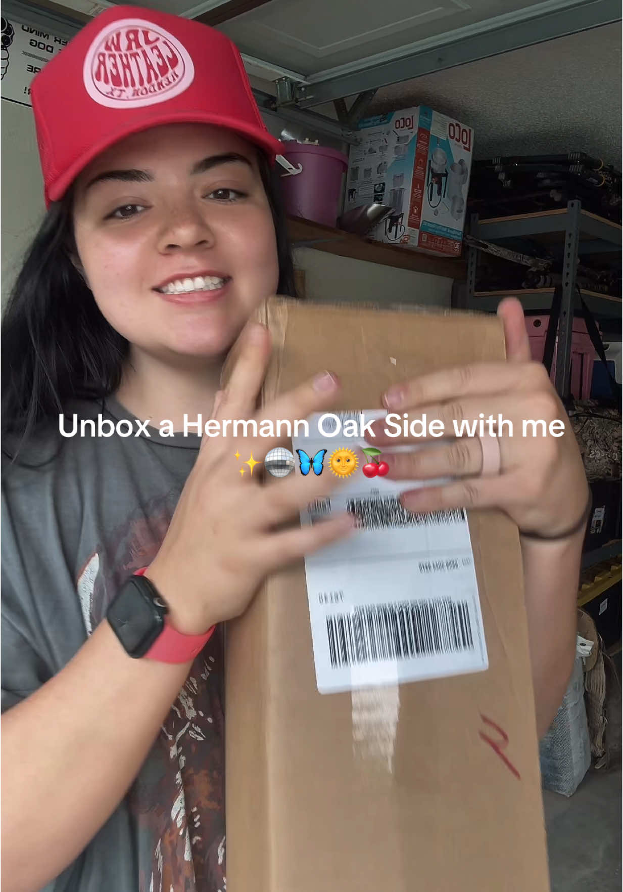 Hermann Oak side from Panhandle Leather🤪 Can’t wait to start my bigger projects✨ #leatherwork #maker #leathercraft #western #workfromhome 