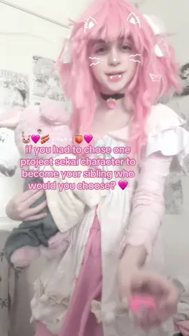 #airimomoi - Its my bday yall😴😴 and pigs half one 😇😇#airimomoicosplay #airimomoiprojectsekai #moremorejump #mmj #fyp #foryoupage #projectsekai #projectsekaicosplay #piggy #mayodapig 