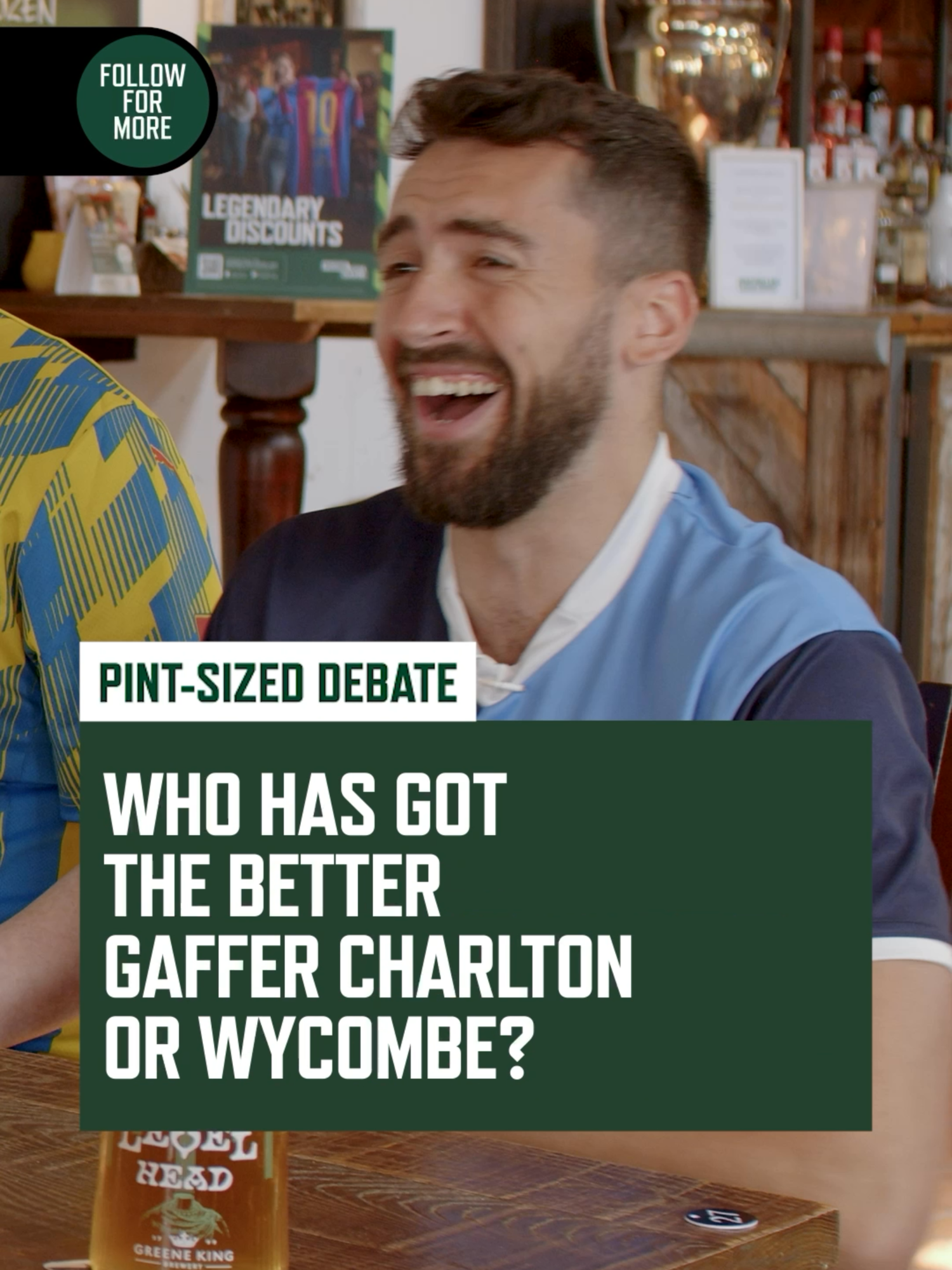 🔒 Safe to say @iamstevegray is not the biggest fan of Mike Dodds since he joined... Catch the second legs of the League 1 play-offs in your local Greene King Sport pub! #Wycombe #Charlton #WWFC #CAFC #Jones #Dodds #EFL