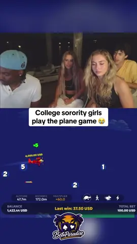 College sorority girls play the plane game 😭 #kickstreaming 