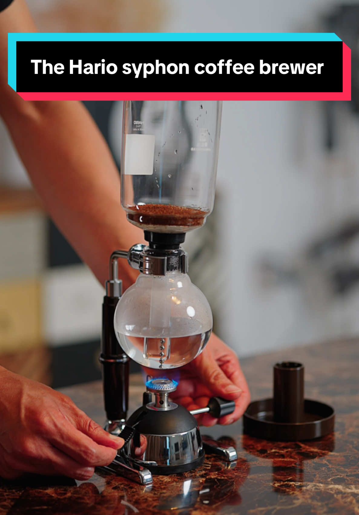 The Hario syphon coffee brewer … . #coffee #coffeetiktok #coffeetime #coffeelovers #coffeetok #coffeetable 