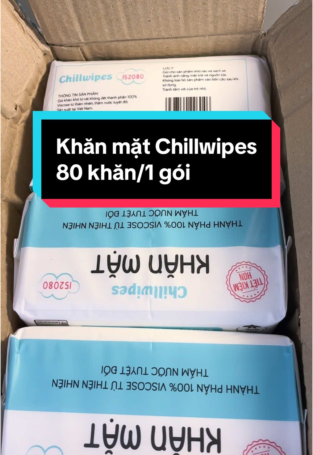 Bỏ bông tẩy trang đi các nàng ơi, hè này thử ngay khăn lau mặt khô dùng 1 lần nhé, hết mụn mà không bị cặn bông nha #viral #chillwipes #khanmatkho #khanmatdungmotlan #khanmat 