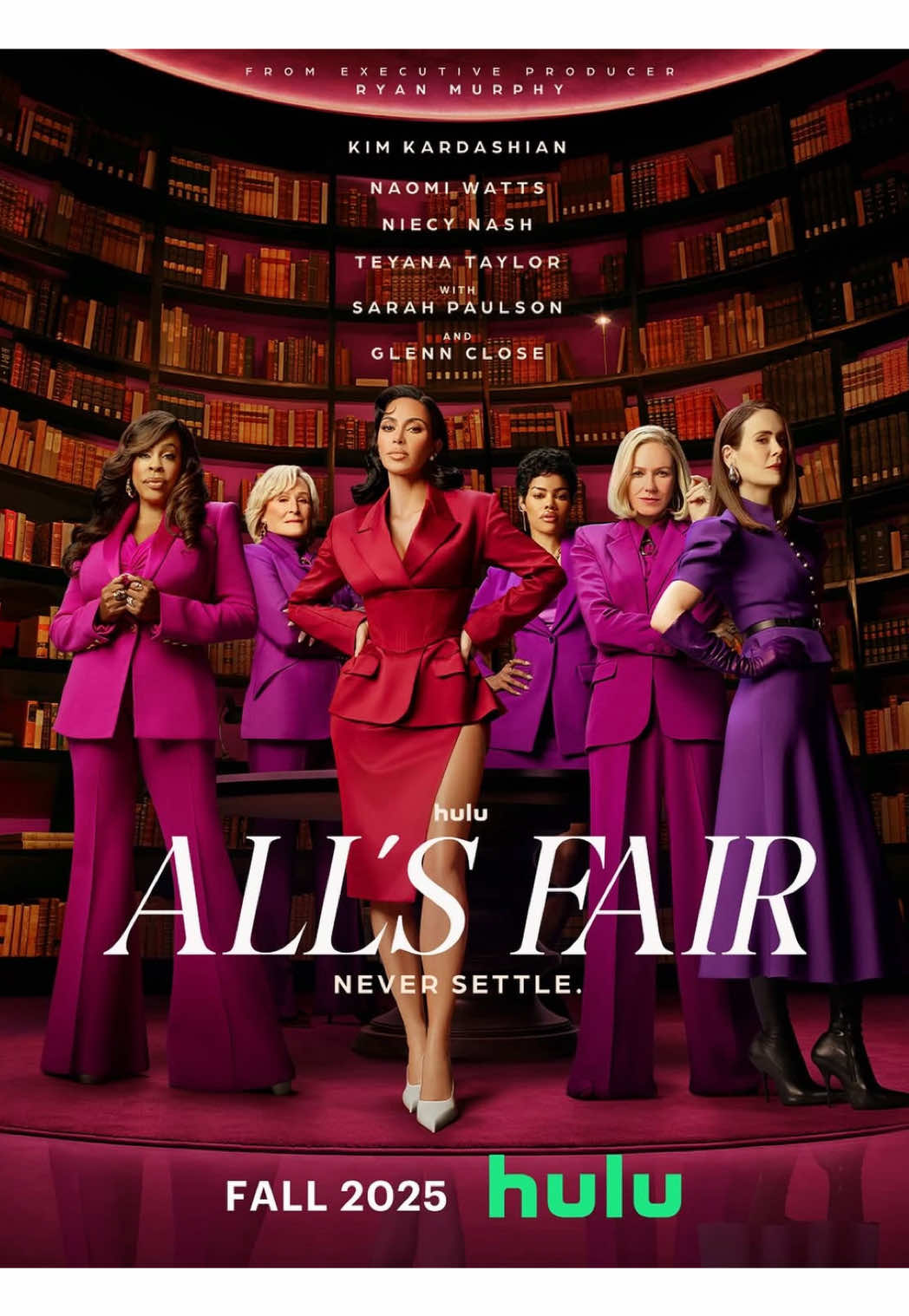 Alls fair coming Fall 2025!! || #kimkardashian #allsfair #kimkardashianallsfair #kardashians #naomiwatts #niecynash #teyanataylor #sarahpaulson #glennclose #allsfaironhulu #jennerkardashain #foryoupage #fyp #viral 