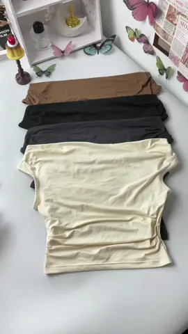 absolutely love these tee ,had to collect all colors🎀🫶🏻 #tee #tanktop  #vest #croptop #sleeveless #solid  #tshirt #solid #basictee #shortsleeve #roundneck #casualoutfits #stylish #comfyclothes #fitcheck #streetwear #haul #cuteoutfits #toocute #ootdfashion  #tiktokshoprestock 