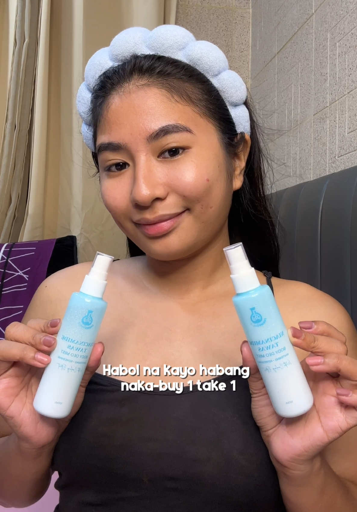 Deo mist na amoy baby powder?? 🩵 Try Niacinamide Tawas Body Deo Mist! Amoy baby ka dito pramis #niacinamidetawas #niacinamide #niacinamidebodydeomist #bodydeomist #deomistspray #bodyspray #bodyodor 