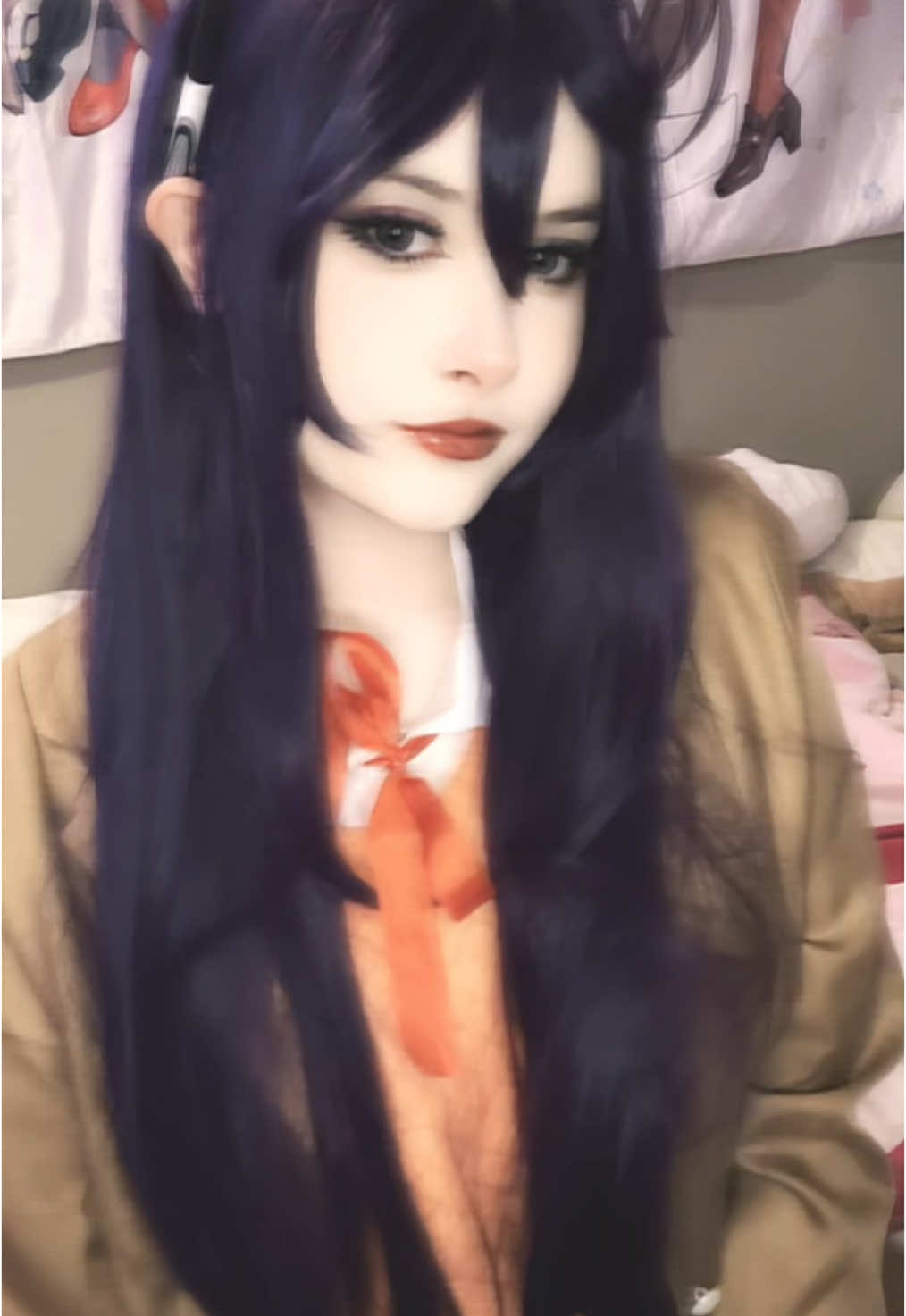 Ugh one more day of studying !! #yuri #dokidoki #dokidokliteratureclub #yuricosplay #dokidokliteratureclubcosplay  #ddlccosplay #cosplayer  #ddlc #ddlcyuri #DokiDokiliteratureclubYuri #foryoupage #foryou #fyp #4u #foryoupagefyp #viral #blowup #duet #stitch #goviral #reaction #game 