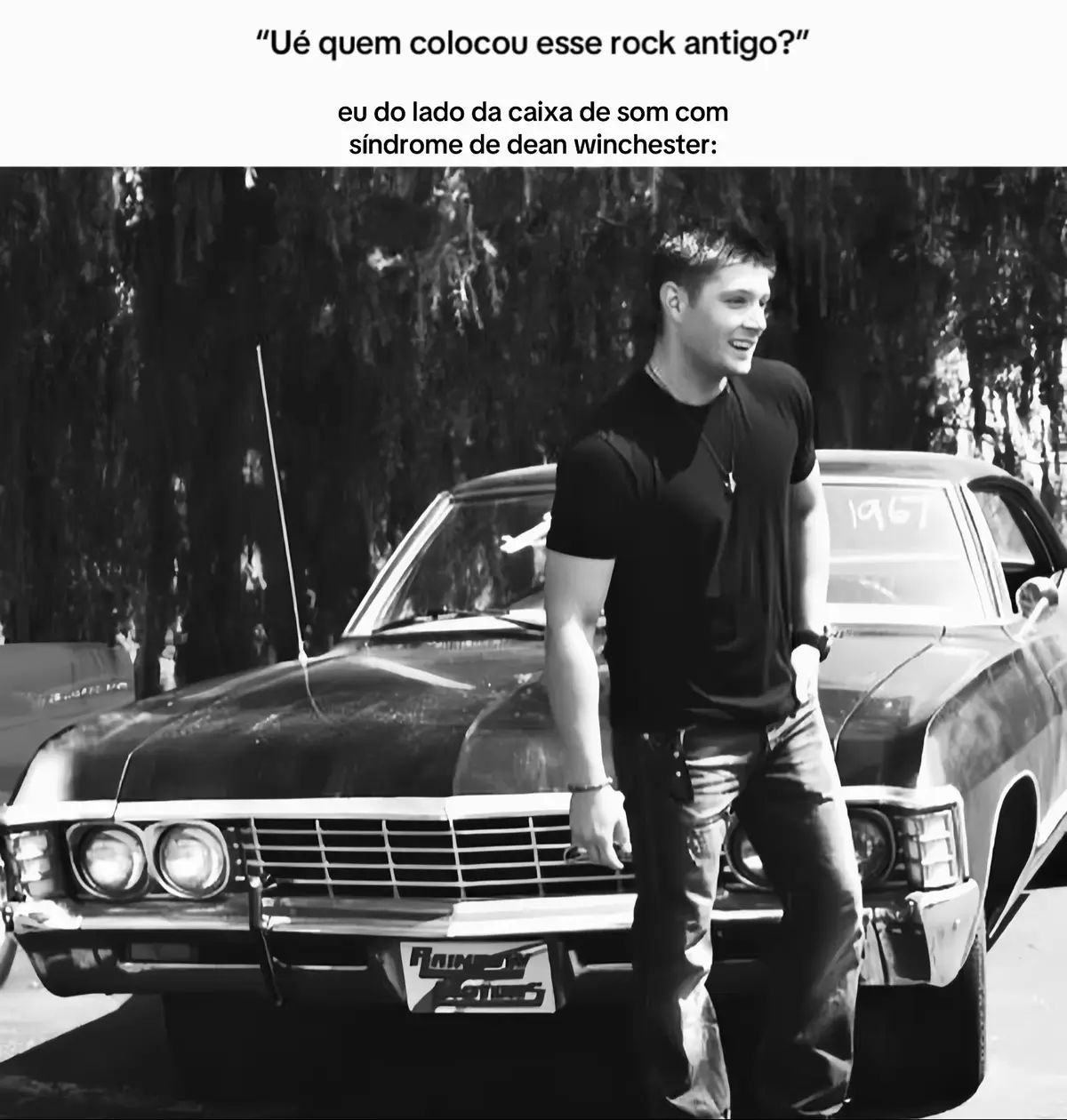#deanwinchester #samwinchester #supernatural #rock #humor #winchesters #musicaantiga 