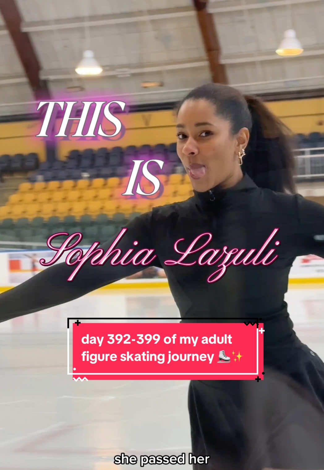 Refocusing on my 2025 skating goals now that I’ve rested from my test in April & I’m super excited to announce all of the things I’ll be working on this year with my new coaches @lena.levana ⛸️✨ I know progress isn’t linear, but I think my inability to push myself when I’m teaching myself has been holding my growth back & I hope with coaches I trust I’ll be able to get things moving along in my journey again 🥰 Upcoming goals to accomplish: •showcase at my rink in August  •at least 2 competitions before the year ends (haven’t decided which ones yet) •take the pre-bronze freeskate test at the end of summer/beginning of fall • take my bronze freeskate test once I do all of that I’ll be comfortable starting to practice my silver skating skills & work on my axel on ice (: stay tuned! (these are days 392 - 399 of my adult figure skating journey btw ⛸️✨)