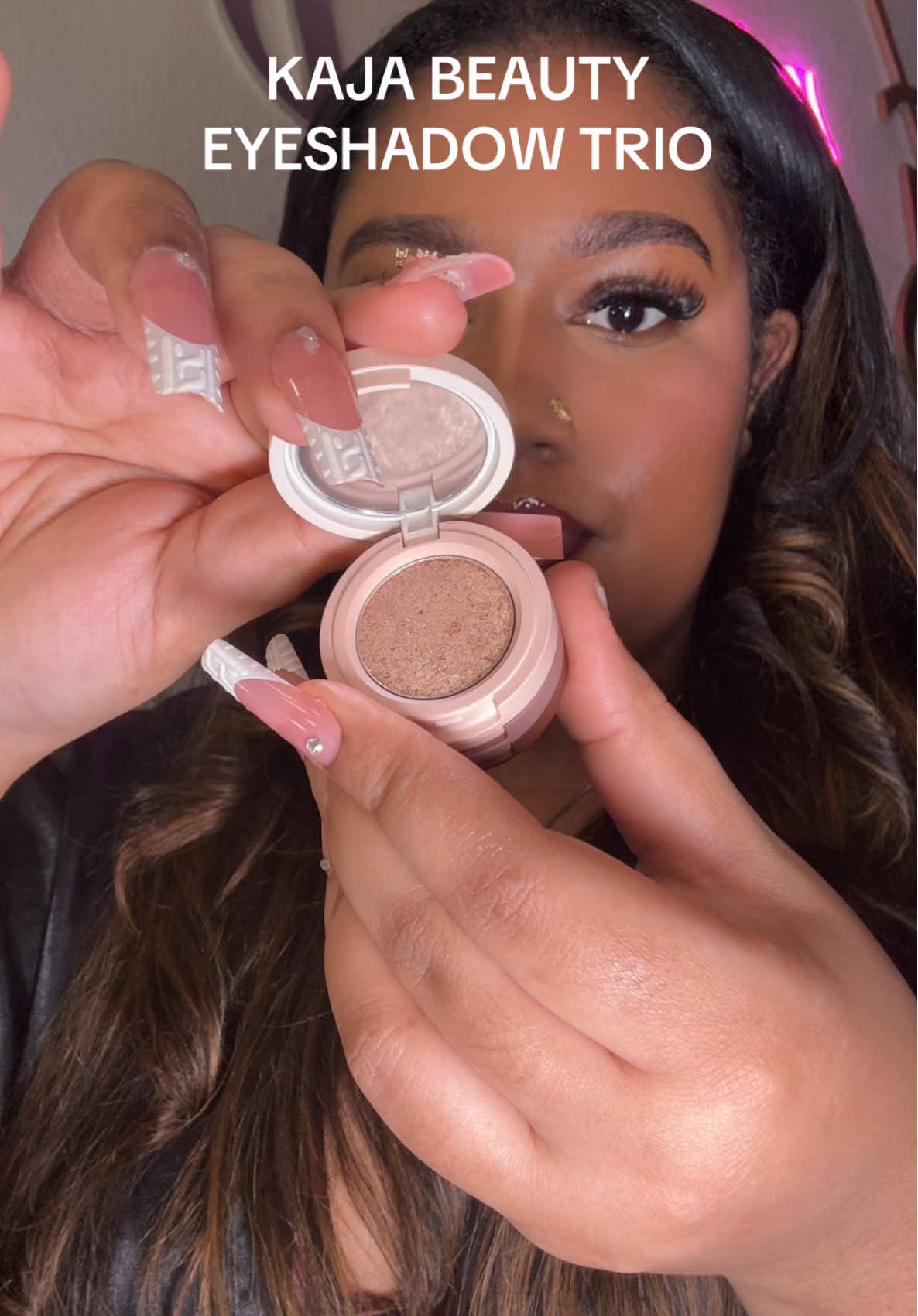gifted by KajaBeauty Kaja Beauty Eyeshadow Trio in the shade Cold Brew 🤎 @Kaja Beauty @sephora #kajabeauty #kbeauty #eyeshadow ##eyeshadowlook #shimmereyeshadow #fypシ #foryoupage #makeuplook #makeup #beauty #koreanbeauty #kaja #eyeshadowtutorial #eyeshadowpalette #bento #bentobox  