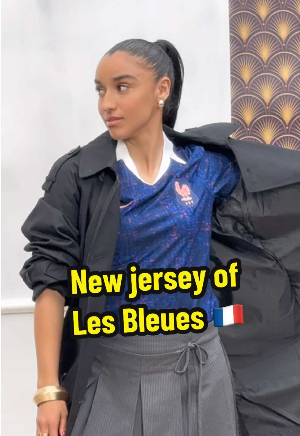 Designed to play, worn to shine ✨ The new jerseys of Les Bleues are here! Available May 29 at the FFF store 🛍 #SportsTikTok #Karchaoui #France #FiersdetreBleues 