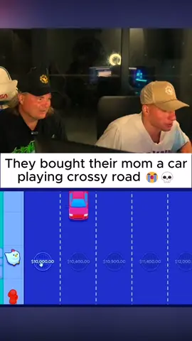 They bought their mom a car 🤣 #crossyroad #stevewilldoit