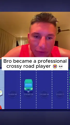 Bro bacema a professional crossy road player 🤣 #crossyroad #stevewilldoit