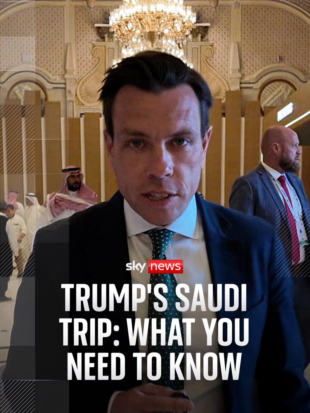 Sky's Mark Stone talks us through the heart of the #US President's state visit to #SaudiArabia.   #skynews