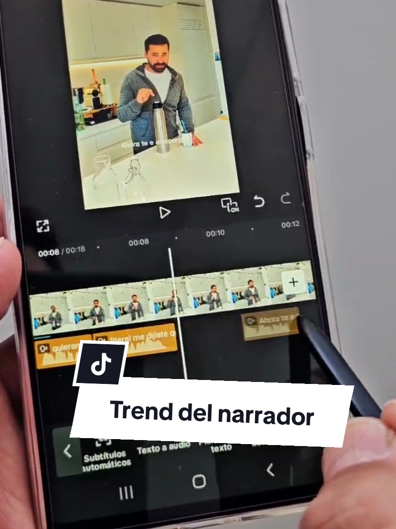 Como se hace el trend del narrador? Esto lo está petando ahora mismo, como mi nuevo smartphone que viene con un pen super útil para editar en detalle. #trendnarrador #narrador #vozenoff #smartphone #smartphonetricks #creatorsearchinsights 