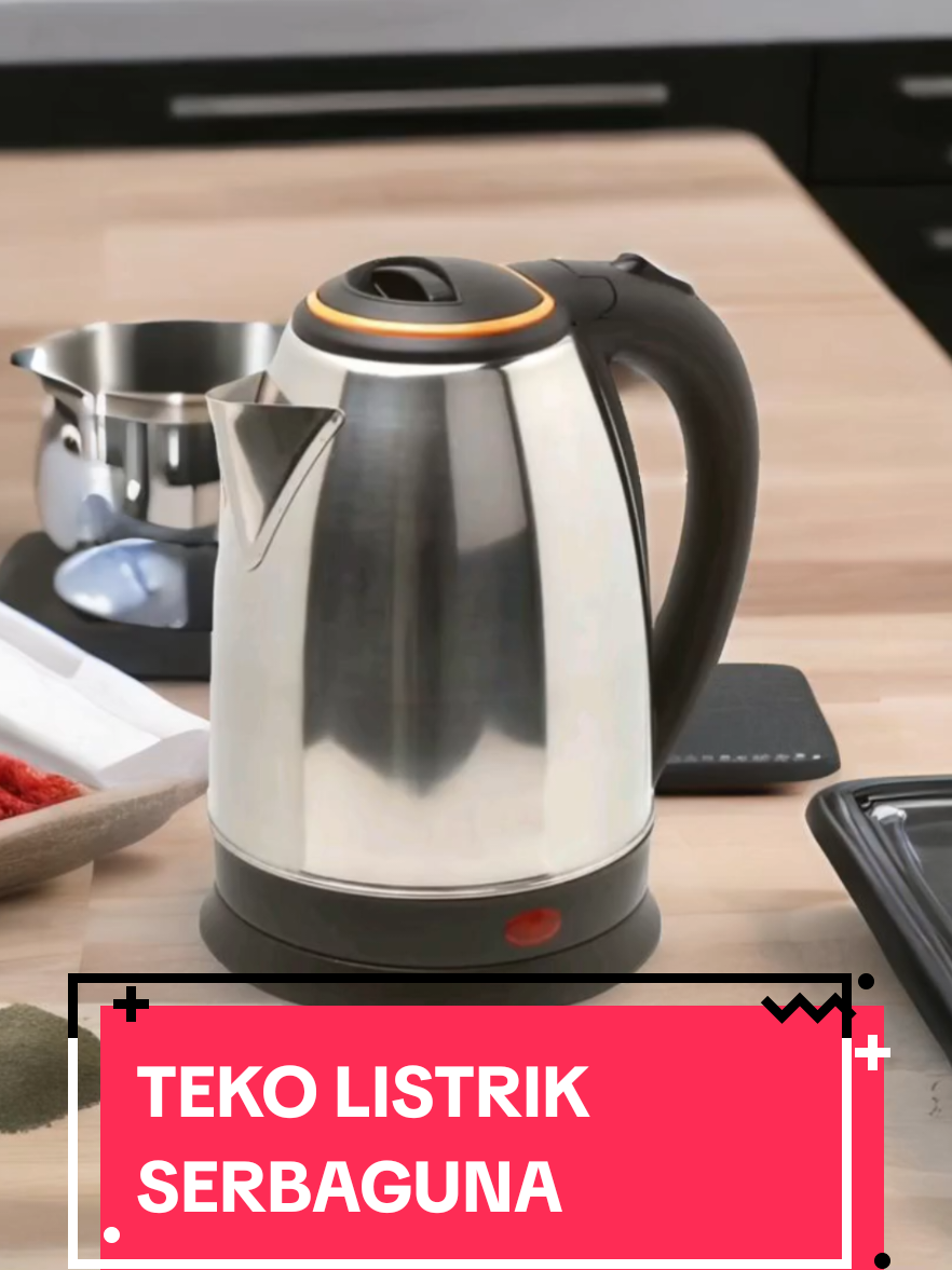 TEKO LISTRIK SERBAGUNA #teko #tekolistrik #tekolistrikstainless #tekolistrikmurah #tekolistrik2liter #tekomurah 