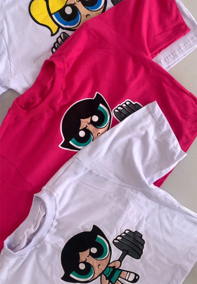 Semi cropped as meninas super poderosas 💚💛🧡 R$: 40,00 Enviamos para todo Brasil 🇧🇷  