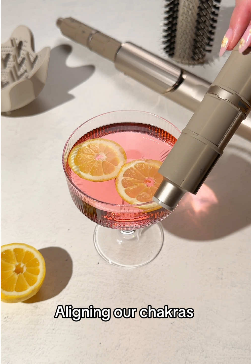 Finding our inner zen.🧘‍♀️😉#SharkBeauty #SharkFlexStyle #alignchakras #chakras 