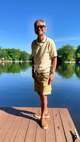 Casual, crisp, and ready to cruise into golden hour. Style tip: neutral tones, bold confidence. #OOTD #Over60 #SummerStyle #MenOver60 #EffortlessStyle #StyleHasNoAge #MensStyle #ChicAndCasual #GoldenHourGlow #ModernClassic #Menswear #StyleInspo