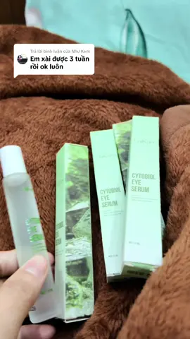 Trả lời @Như Kem bảo bối mùa hè của tôi luôn đó bà ơi #hothao #cytobioleyeserum 
