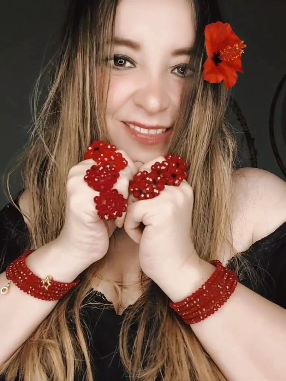 ❤️💋🍎🍓🍒🍉 #rojo #anillos #bisutería #tiktokshop 