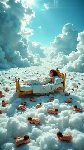 She gave birth ABOVE THE CLOUDS…   What are all these babies doing in the sky? #WaitForIt #SomethingIsNotRight  A woman gave birth above the clouds on a magical bed — hundreds of babies now crawl, cry, and float on the sky itself. What is this place? What kind of birth is this? A dream? Or a nightmare? Watch till the end — this is not what it looks like… #FantasyBirth #CloudBabies #AIshorts #CapCutEdit #EmotionalHorror #SurrealScene #WTFVideo #CinematicTikTok #DigitalDream     #FantasyBirth   #CloudDream   #WTFVideo   #SurrealTikTok   #CapCutMagic   #AIHorror   #VisualArt   #GlitchShort   #DarkFairyTale   #ShortFilm   #AIVideo   #EmotionalCreepy   #MagicScene   #WeirdVisual   cloud birth, tiktok viral ai, fantasy short, capcut edit idea, ai art short, weird video, digital fantasy, ai storytelling, glitch horror, dream scene, visual magic, fantasy cloud bed, floating babies, emotional surrealism  #ViralShorts
