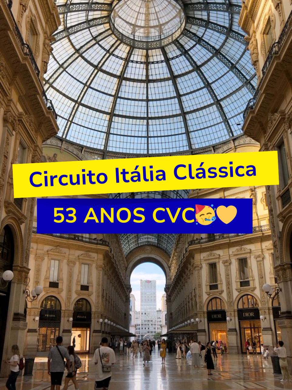 🌍✨ SONHA EM CONHECER A ITÁLIA? Agora é a hora! ✈️ Promoção 2 por 1 no Circuito Itália Clássica da CVC! 🛫 Milão • Veneza • Roma e muito mais! 📅 9 dias com hotel, transporte, guia e assistência CVC 💛 💳 Pagamento facilitado e saídas selecionadas! 👉 Chama no direct ou vem pra loja CVC Itaquá Centro e embarque nesse sonho! 🎂 Aniversário CVC — 53 anos com você nas viagens! #CVCViagens #CVCSuaCompanheiradeViagem #Circuito2por1 #ItaliaClassica #CollabCreators #CVC53Anos #CVCItaquáCentro