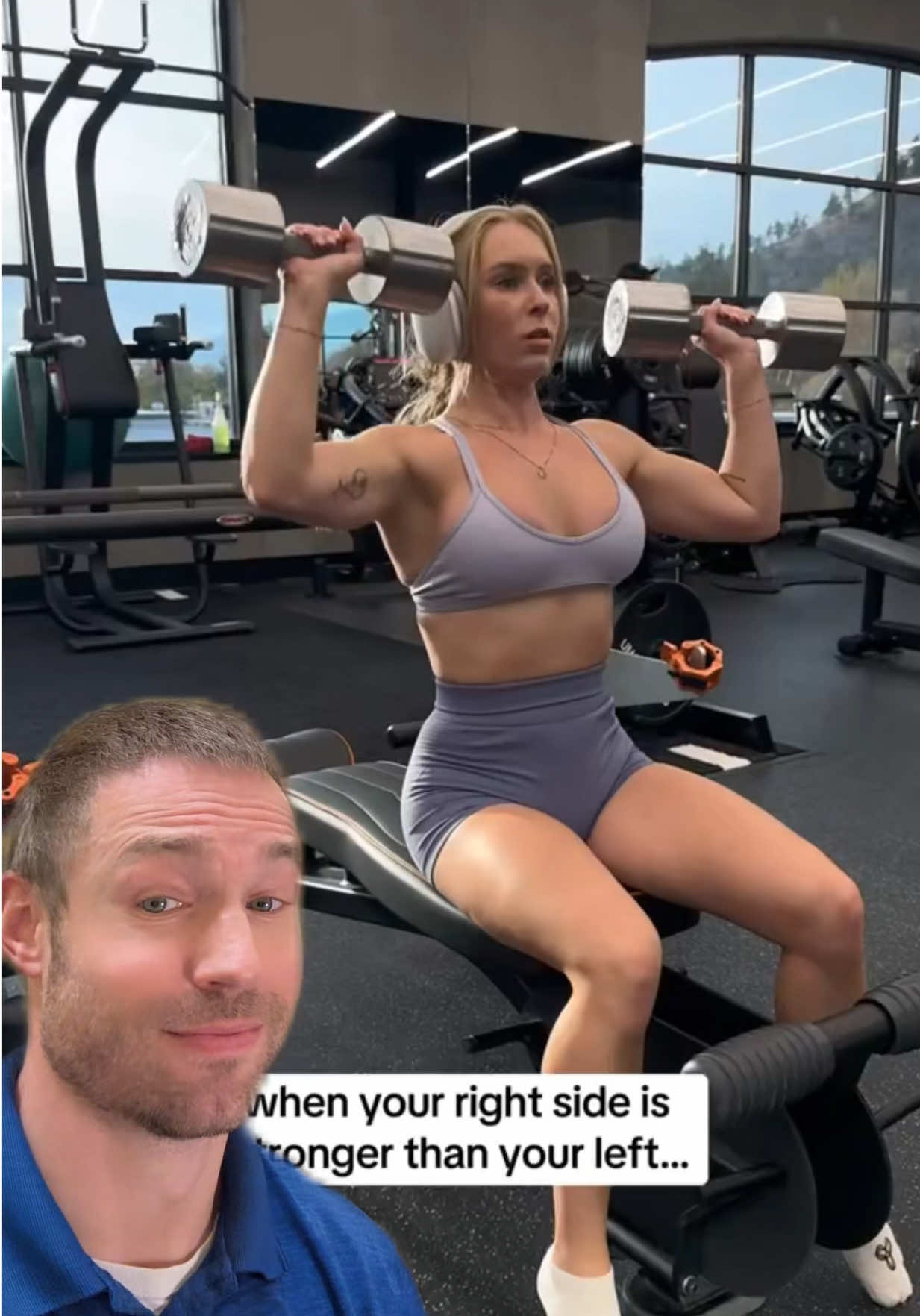 Her right shoulder felt weaker! @jay schilter @Muscle and Motion 