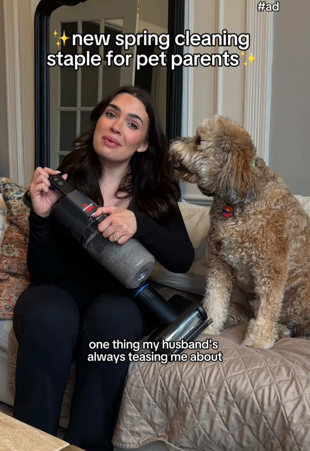 #ad what can I say? ~shed happens😉💁🏻‍♀️🐶~  my spring cleaning staple this year: the new BISSELL PowerClean FurFinder @BISSELL Clean 💗 it sucks up all of Moose’s fur on the first go on all the surfaces in our home. grab yours at the link in my bio! #springcleaning #petparent #dogmom #shedding #vaccuum #cleaninghacks #BISSELLPowerClean #BISSELLpartner
