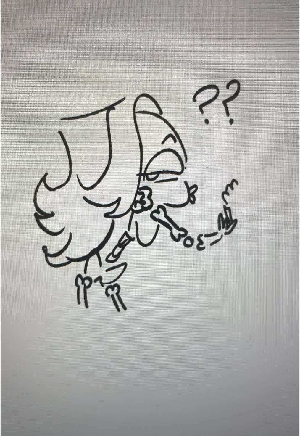 Apparently junk in da trunk don’t exist anymore 💔😭 #art #drawing #fyp #foryoupage #oc 