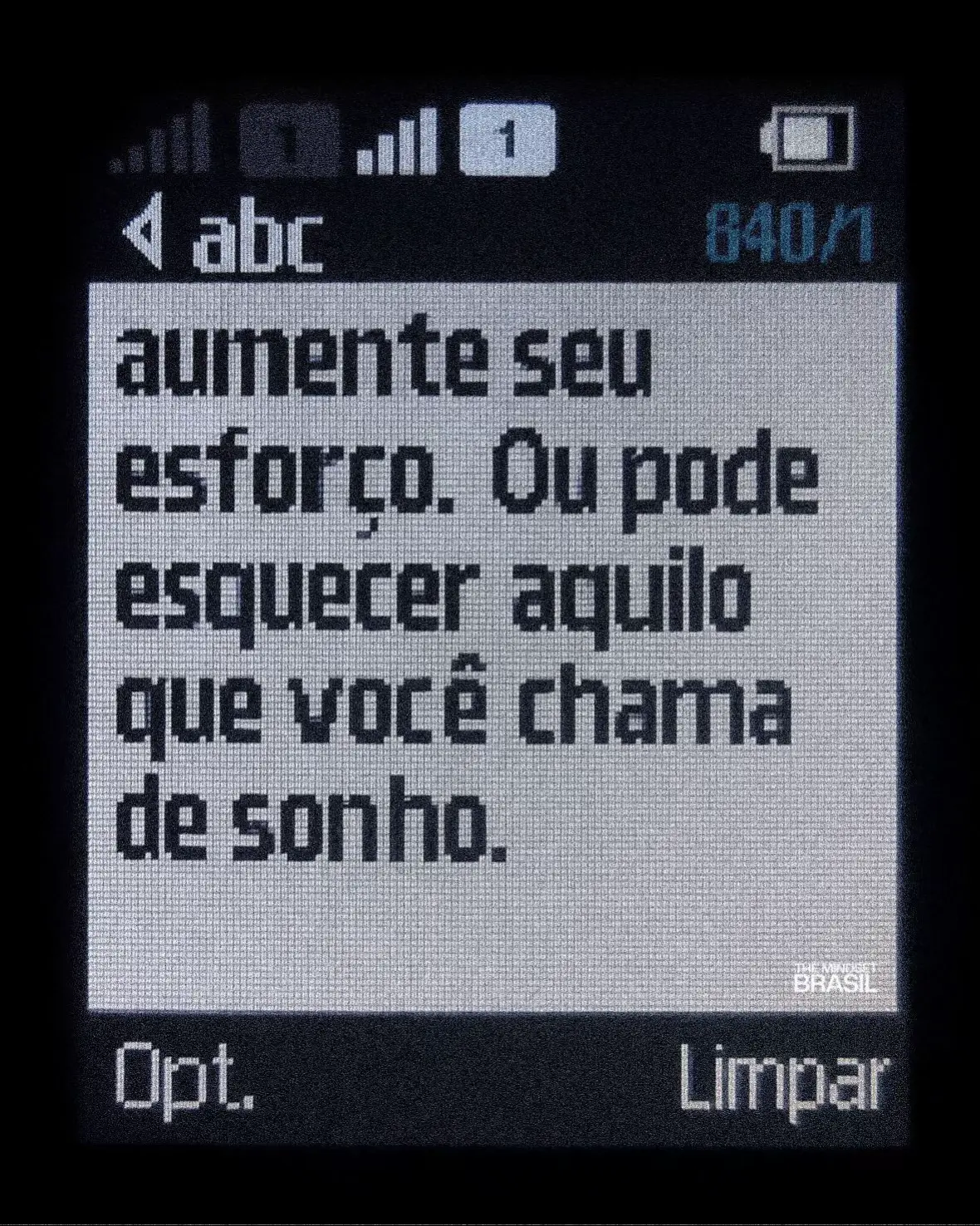 aumente seu esforço. Ou pode esquecer aquilo que você chama de sonho. #filosofia #LifeAdvice #inspiracional #inspirationalquotes