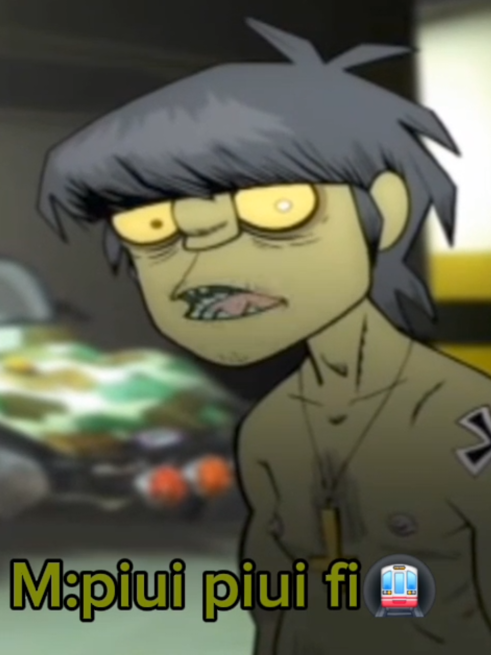 pov:paula disse que gosta de trens #murdocniccals #murdoc #gorillaz #fypシ゚ #vaiparafycaramba 