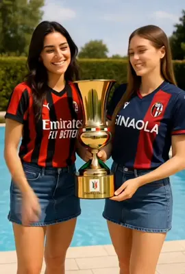 coppa Italia  finale  milan-Bologna #PixVerse #coppaitalia #milan #bologna 