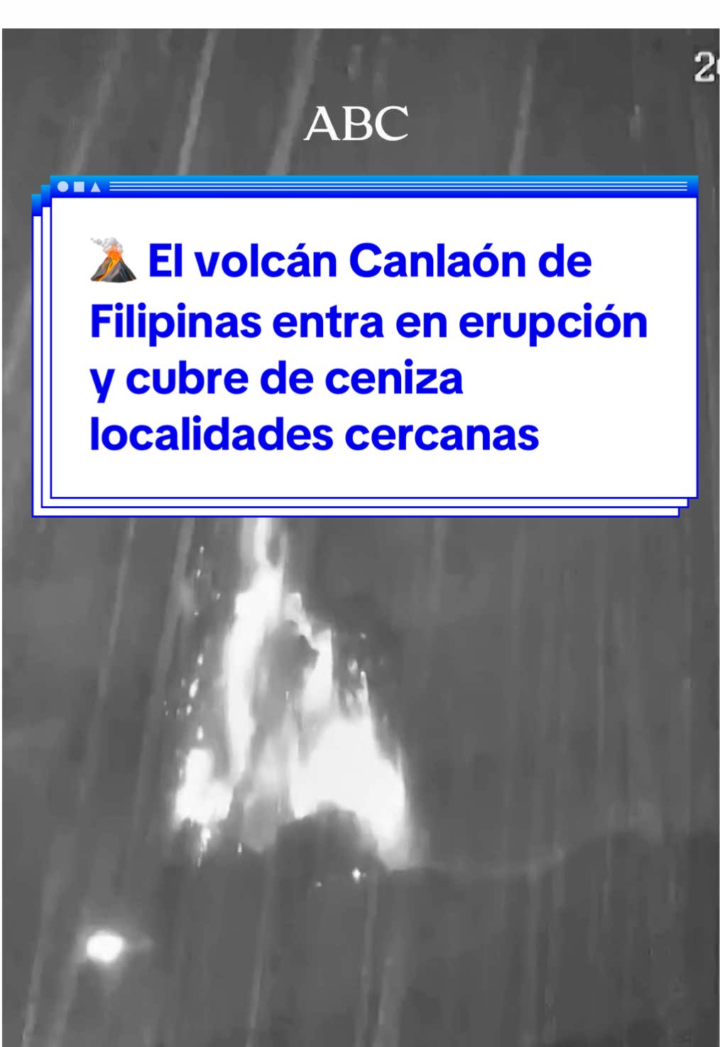 🌋 El volcán Kanlaon ha entrado en erupción en la céntrica isla filipina de Negros, expulsando ceniza a unos 4.500 metros de altura, que alcanzó localidades cercanas, según el Instituto Filipino de Vulcanología y Sismología (Phivolcs). La erupción «moderadamente explosiva» duró unos cinco minutos y produjo una «voluminosa y grisácea» columna de humo de 4,5 kilómetros por encima del respiradero del volcán, conforme a lo indicado por Phivolcs. #volcán #erupción #Filipinas #Philippines #isla #Kanlaon #ceniza #noticias #news 