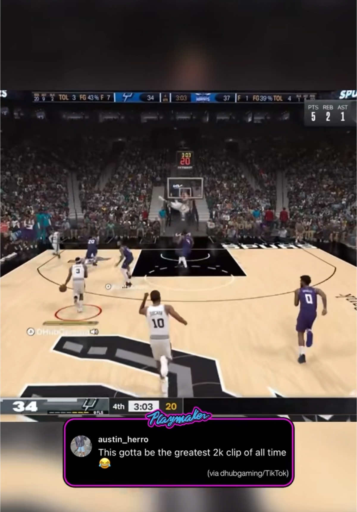 Wemby… you good? 😭 @dhubgaming  