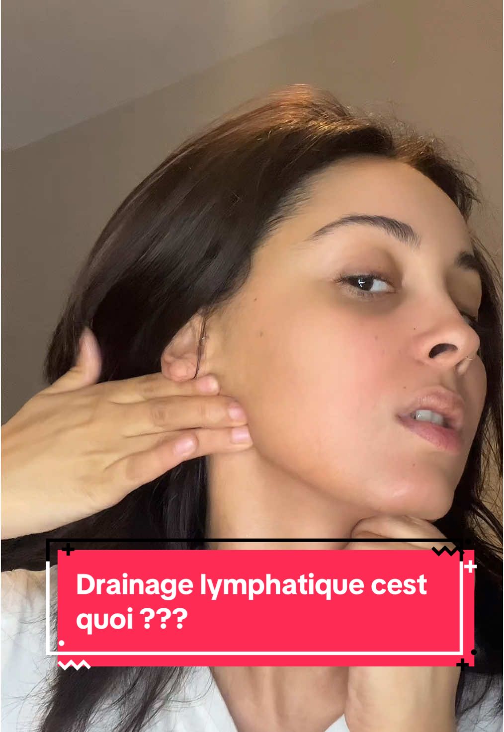 Cours débutant drainage lymphatique #drainagelymphatique #massagevisage #faceyoga #beautenaturel #tiktokbeaute  #beautytips #pourtoi 