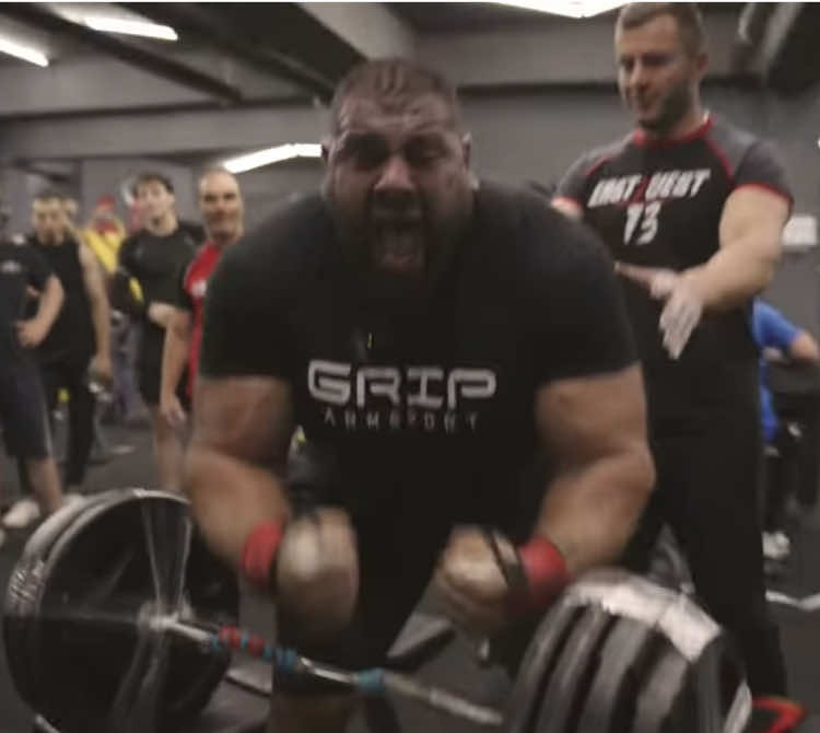 LEVAN SAGINASHVILI BICEPS CURL 180 KG WORLD RECORD 🤝 #armwrestling #levansaginashvilithegorgianhulk #worldrecord #bicepscurl #180kg 