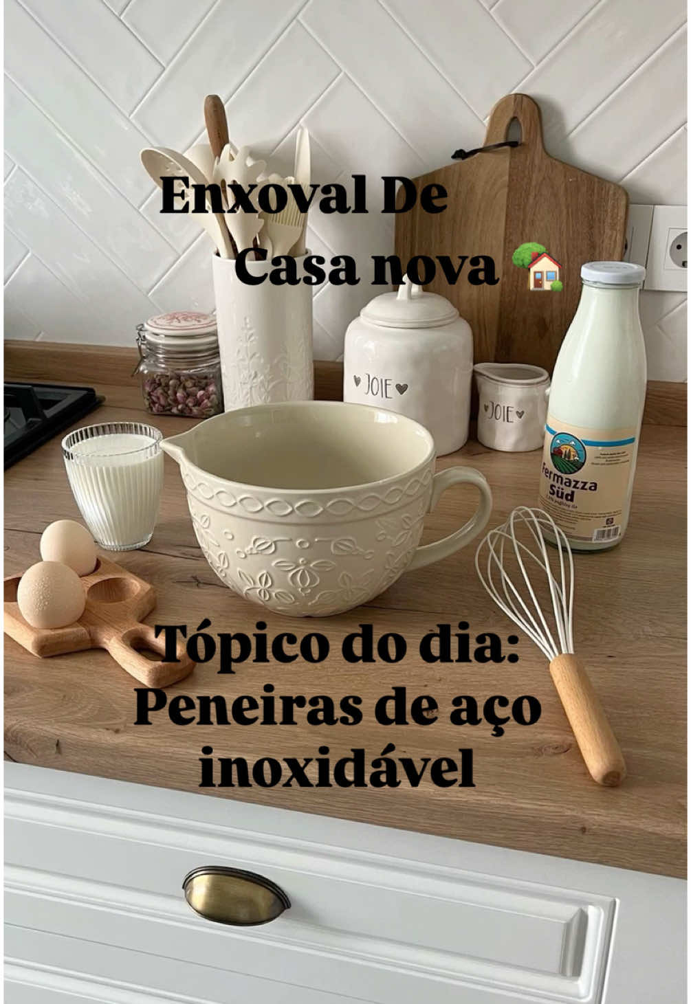 #creatorsearchinsights “Quero”para receber o 🔗🤩🛍️ peneiras de aço inoxidável são itens simples mas que todo enxoval deve ter #DicaDaCasa #CasaBonita #EnxovalInteligente 