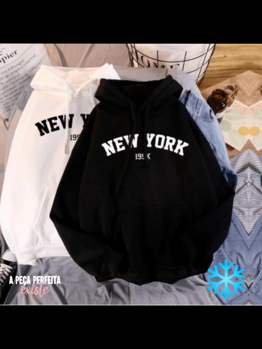 🔥 Moletom Feminino New York Blusa De Frio Moda De Inverno Lançamento. Compre agora! Link ➡️ https://s.shopee.com.br/2Vf93lFFCL #modafeminina #moda #dicas #promocao #moletom #linda 