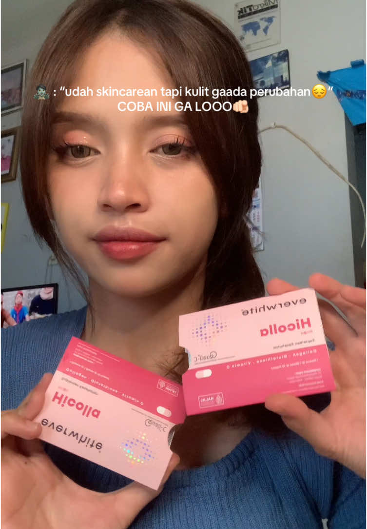 perawatan dari dalam ternyata sengaruh ituu😭 #everwhite #everwhitehicolla #collagencapsule 